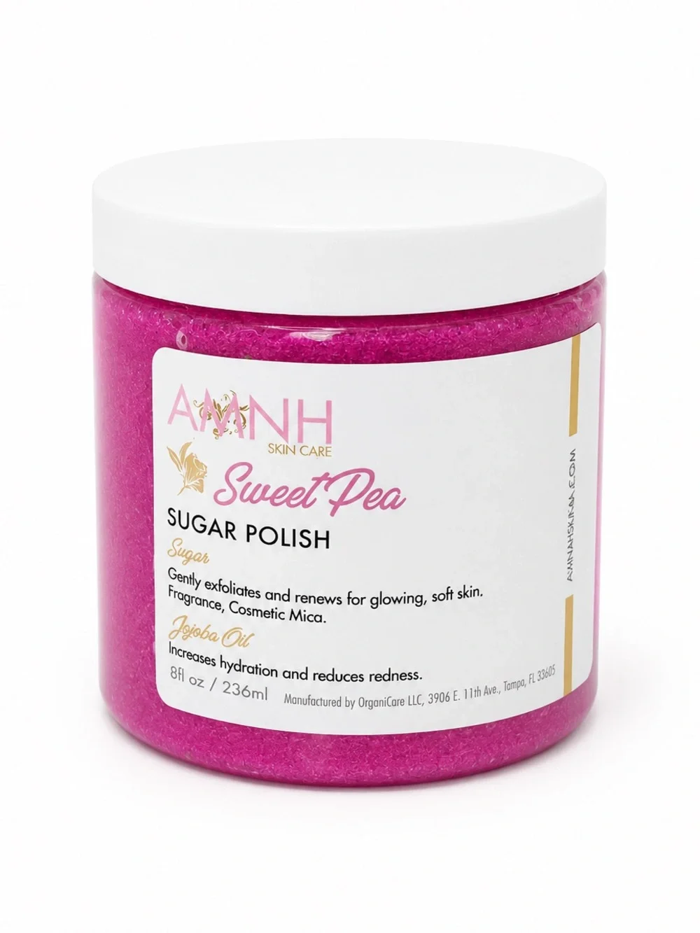 Aminnah Sweet Pea Sugar Polish Exfoliating Body Scrub - Discontinued